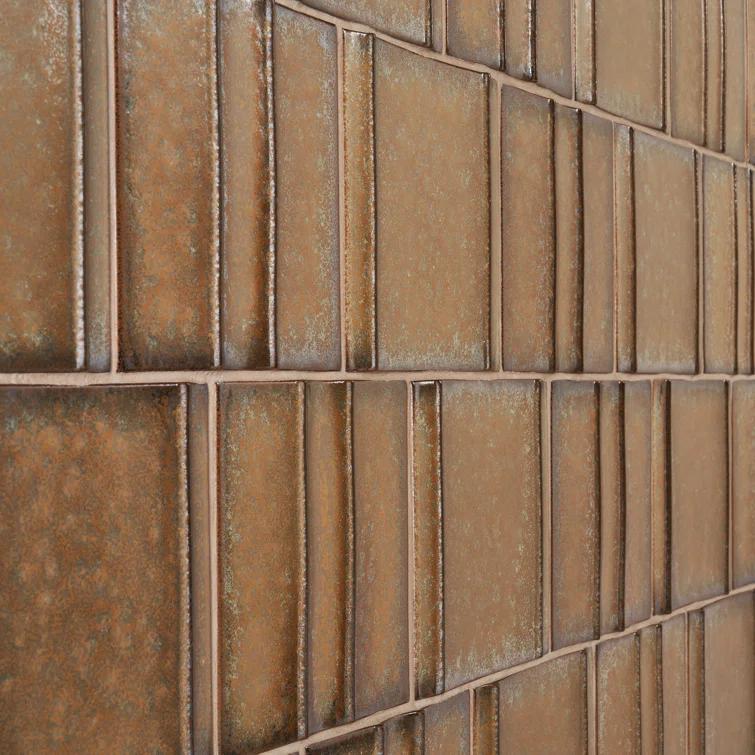 Ivy Hill Tile Metaru 5.82 In. X 5.82 In. 3D Metallic Look Matte Porcelain Wall Tile (7.82 Sq. Ft. / Case)