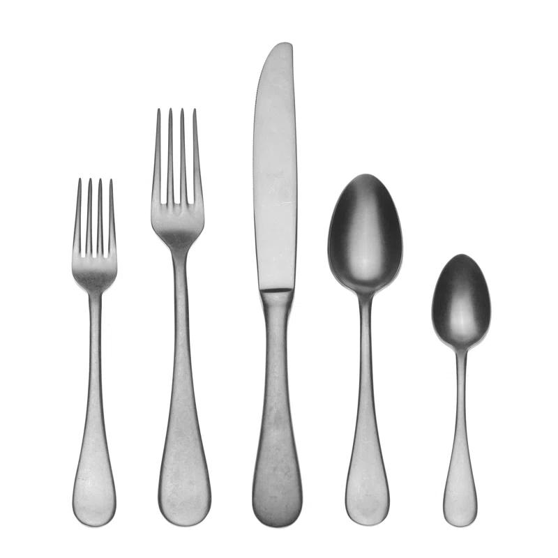 Vintage 20 piece Flatware set by Mepra - Stainless Steel