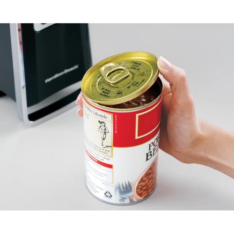 Hamilton Beach Hamilton Beach SmoothTouch Electric Automatic Can Opener with Easy Push Down Lever, Eliminates Sharp Edges, Opens All Standard-Size and Pop-Top Cans, Extra Tall