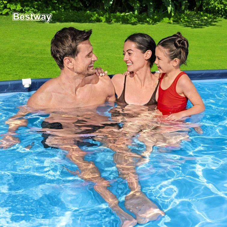 Bestway Bestway Steel Pro Rectangular Above Ground Swimming Pool Set