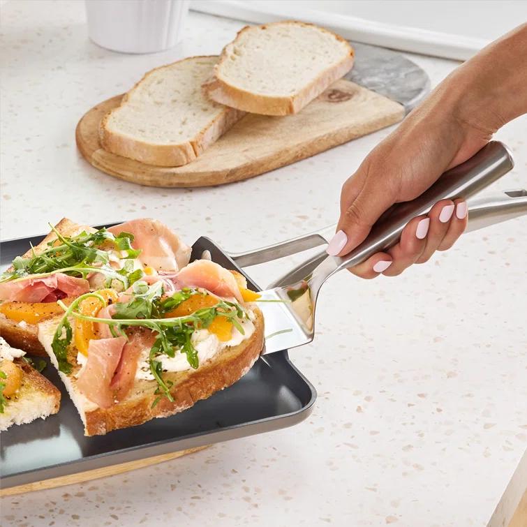 Calphalon Calphalon  Premier Ceramic Nonstick 11" Square Griddle, Mushroom Gray