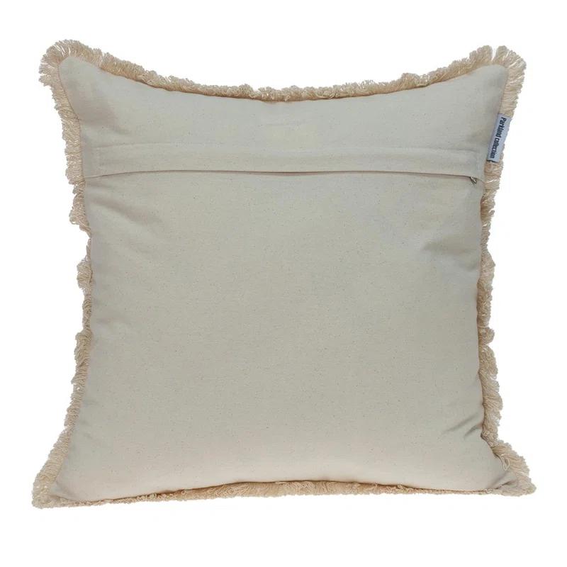 ZeaZu Abstract Cotton Throw Pillow