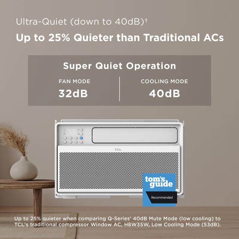 TCL TCL 8000 BTU Wi-Fi Connected Window Air Conditioner with Remote Included