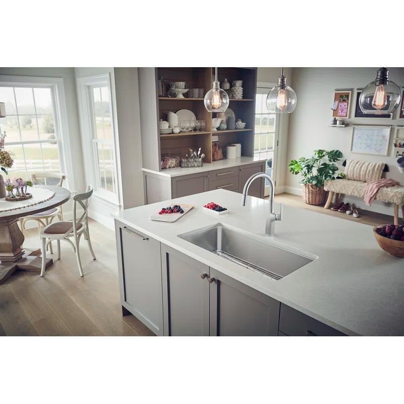 Blanco 442763 Formera 33" L x 18'' W Single Bowl Stainless Steel Undermount Kitchen Sink