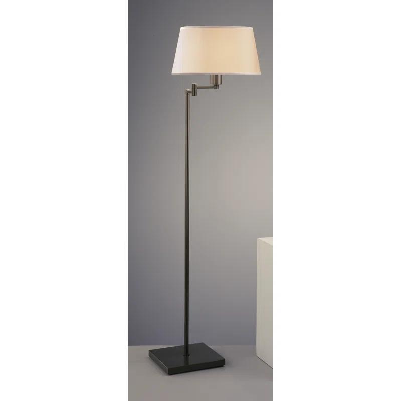 Robert Abbey Real Simple 55.5'' Dark Bronze Swing Arm Floor Lamp