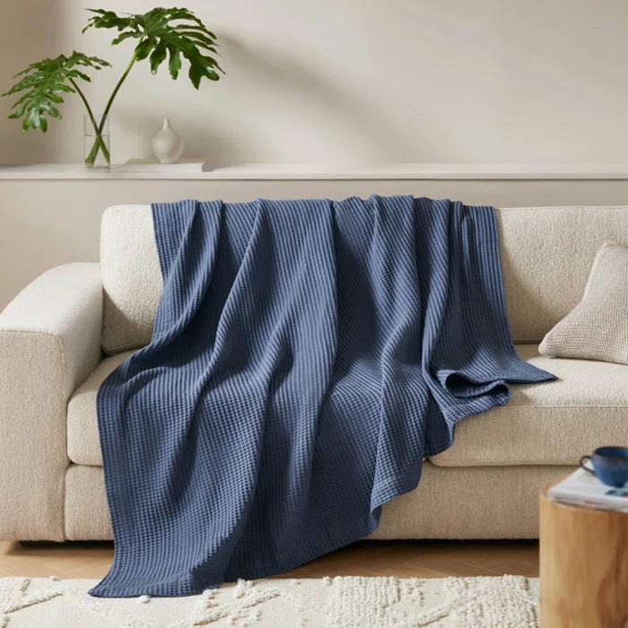 Waffle Weave Cotton Blanket