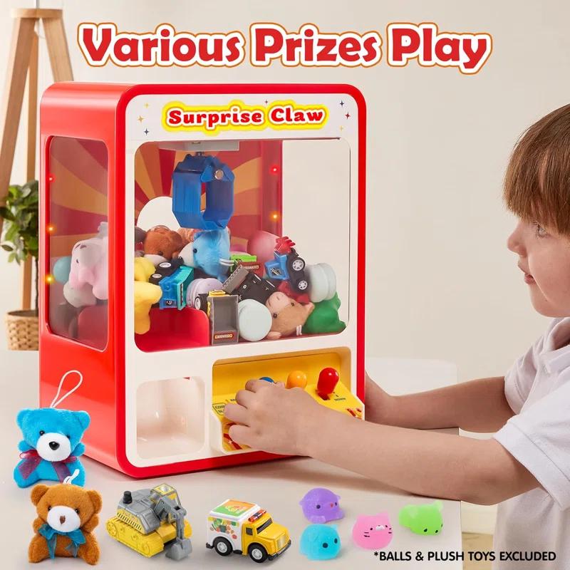 Joyin Claw Machine Arcade Toy with LED Light & Adjustable Sound