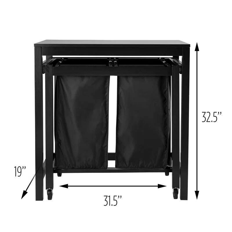 Rebrilliant Double Folding Laundry Sorter & Reviews | Wayfair