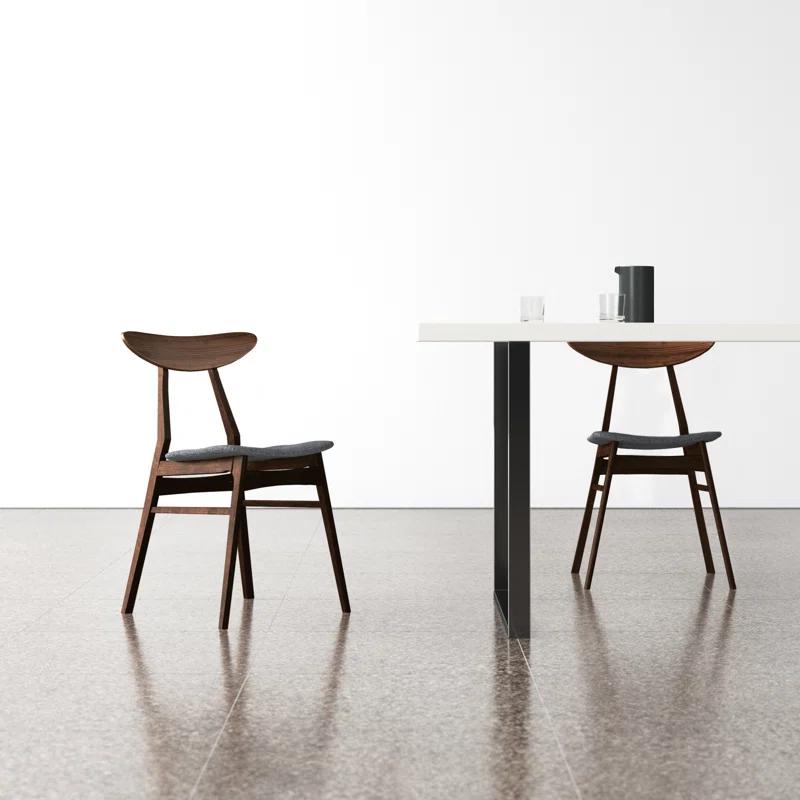 Hartford Dining Chair in Warm Gray/Walnut