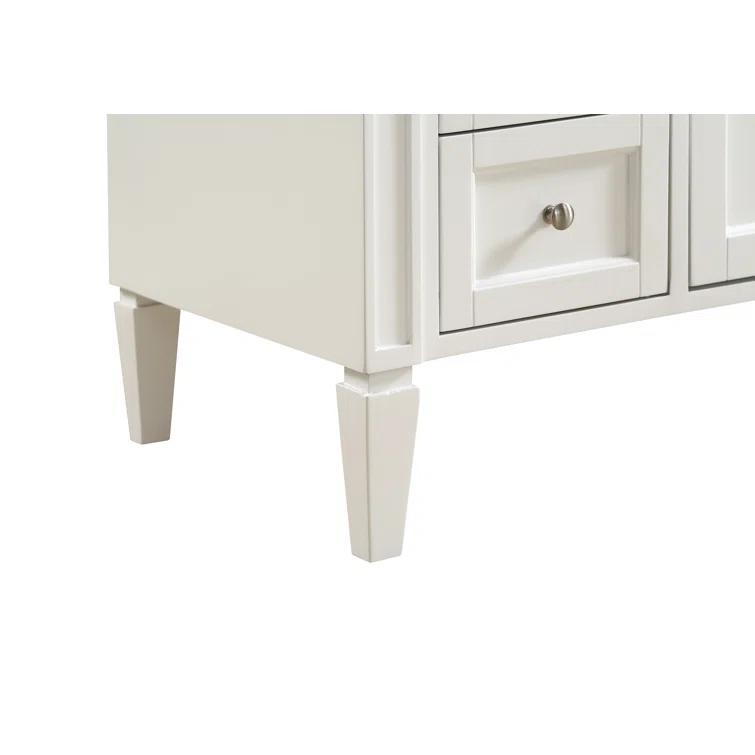 Rivers 40" Free-Standing Single Bathroom Vanity Set with Marble Vanity Top
