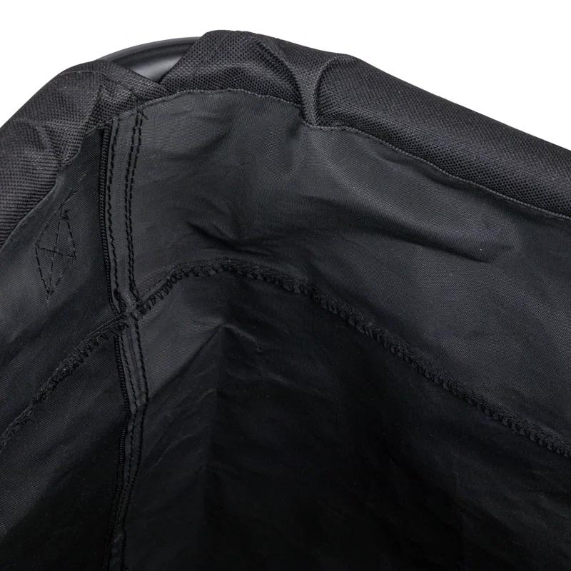 Household Essentials Metal Rolling Laundry Hamper with Handles