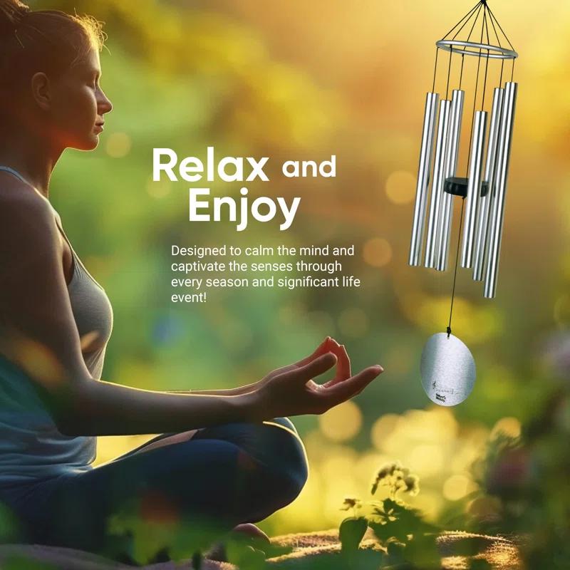 Nature's Melody Nature's Melody Tuned 6-Tube Outdoor Wind Chimes