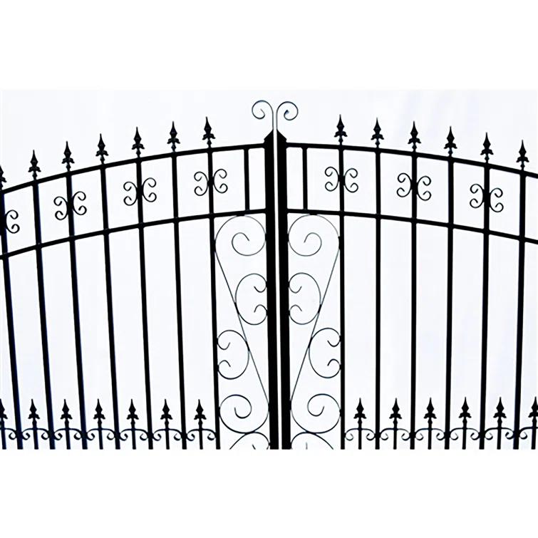 ALEKO Steel Dual Swing Driveway Gate - VENICE Style