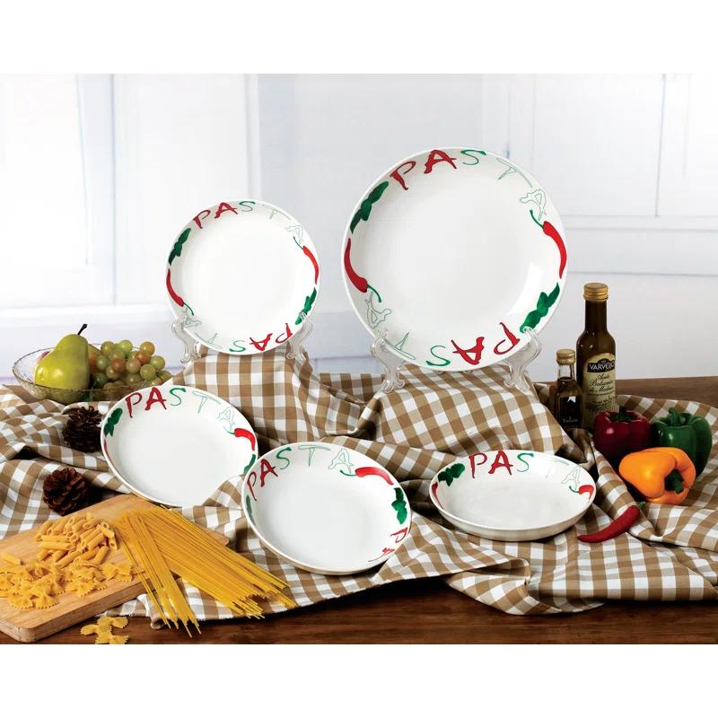 Lorren Home Trends Lorren Home Trends Porcelain China Pasta Dish