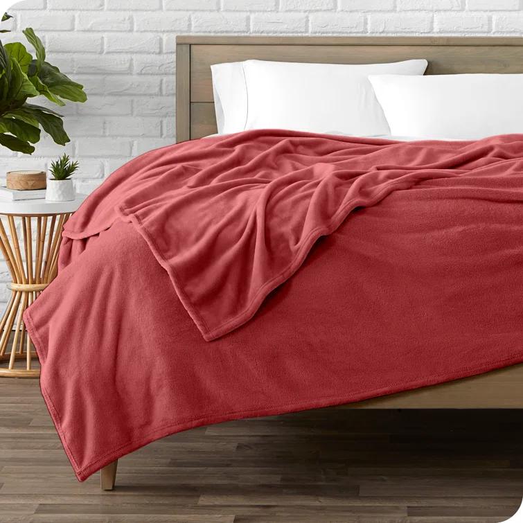 Bare Home Bare Home Microplush Fleece Blanket - Fuzzy, Warm, Bed/Throw Blanket