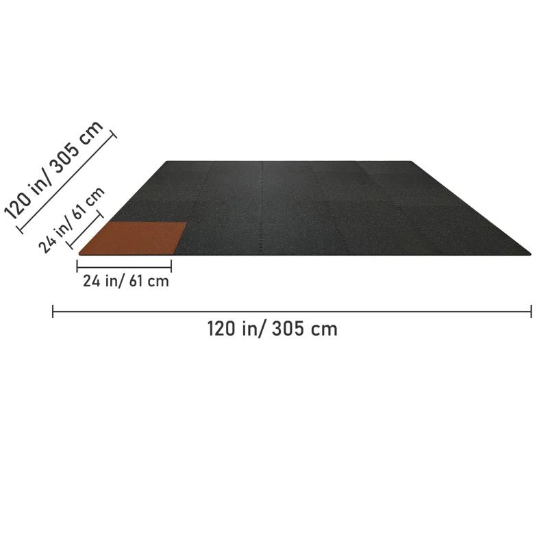 VEVOR 24" L x 24" W x 0.5" Foam Tile (Set of 25)