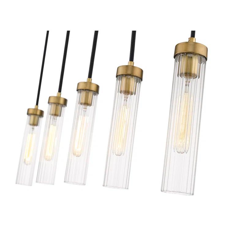 Z-Lite Beau 5 - Light Dimmable Square / Rectangle Chandelier