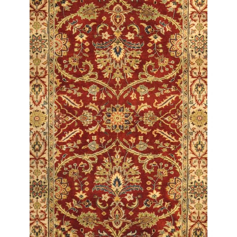 Pasargad Baku Hand Knotted Wool Floral Rug