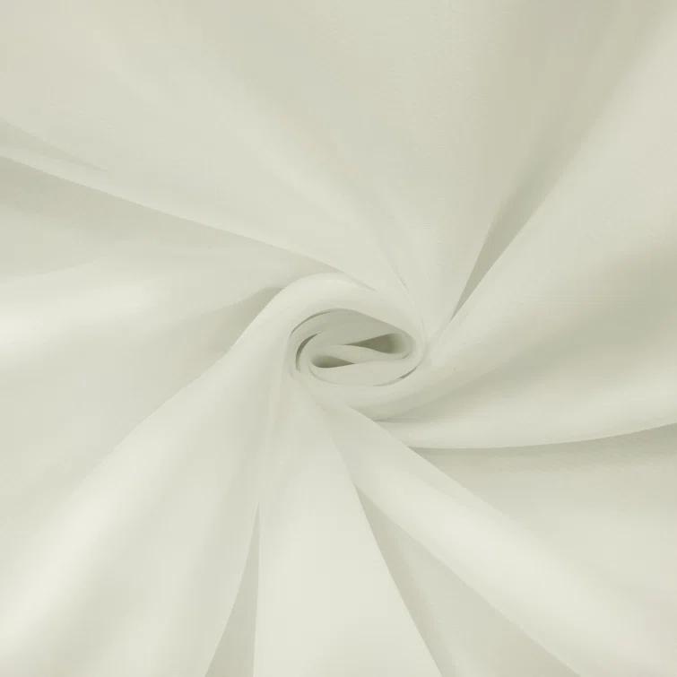 Thermalogic Galion Solid Color Semi-Sheer Thermal Grommet Single Curtain Panel