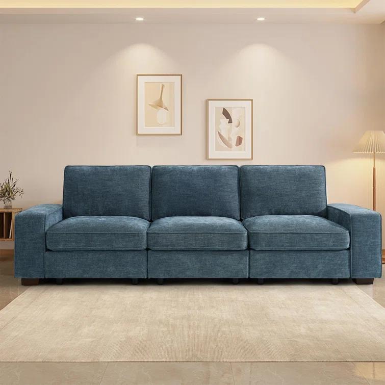 Latitude Run® Upholstered Sofa Modular Sectional With Removable Covers