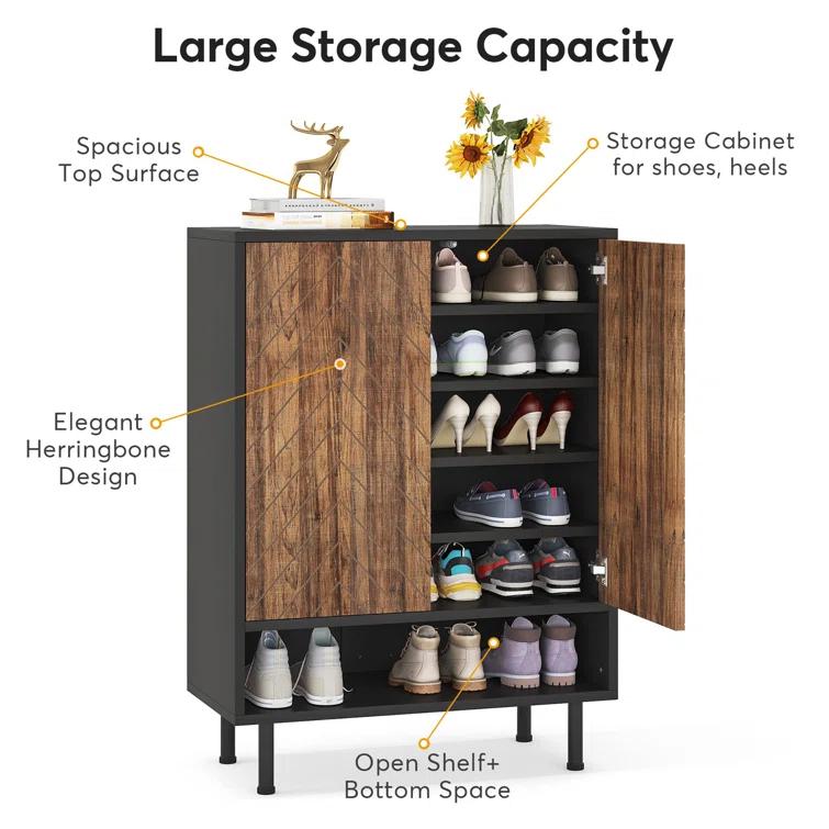 Foundry Select 18 Pair Shoe Storage Cabinet