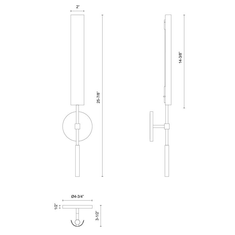 Alora Lighting Astrid Dimmable LED Bath Sconce