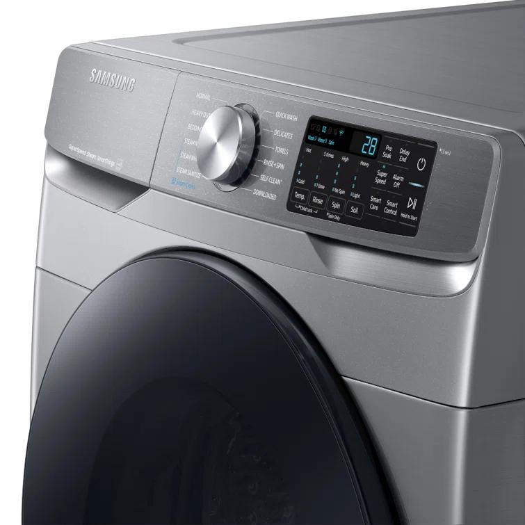 Samsung Samsung 4.5 cu. ft. Large Capacity Smart Front Load Washer with Super Speed Wash WF45B6300AP