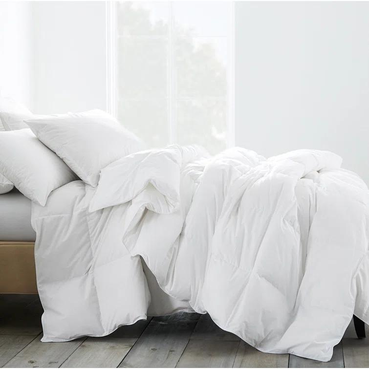BOLL & BRANCH Down Duvet Insert - King/Cal King, Lightweight - Luxury Shell - Cruelty-Free U.S. Down Bedding - Bafflebox, Maintains Loft