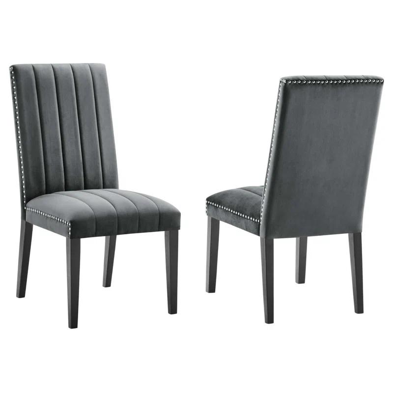 Modway Modway Catalyst Performance Velvet Dining Side Chairs - Set of 2