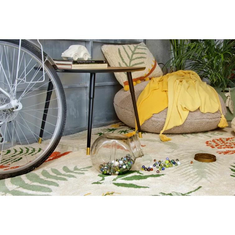 Lorena Canals Plants Hand Tufted Cotton Washable Floral Indoor Rug