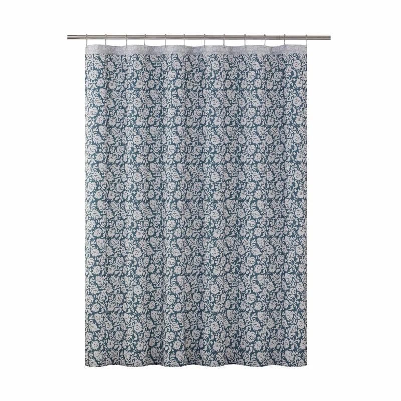 Martex Martex Arcadia Grove 72x72 Steel Shower Curtain