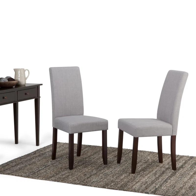 Serta Serta Liam Parsons Dining Chair, Plush High Back, Polyester Weave Fabric, Foam Cushion Seat (Set of 2)