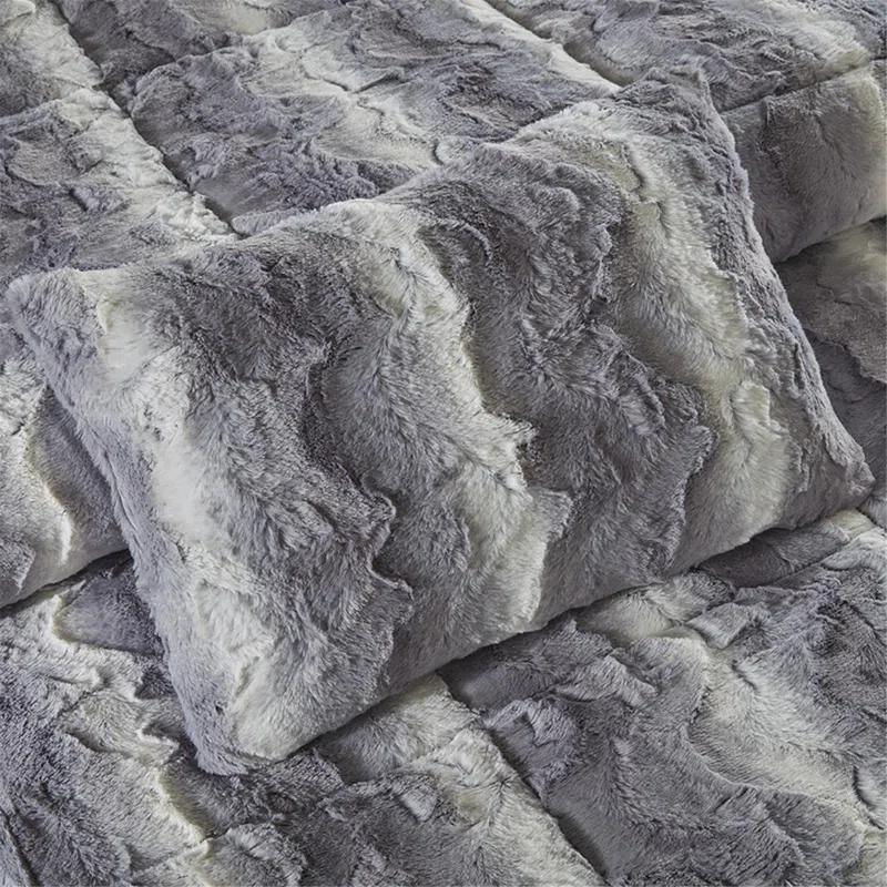 Madison Park Zuri Faux Fur Comforter Set & Reviews | Wayfair