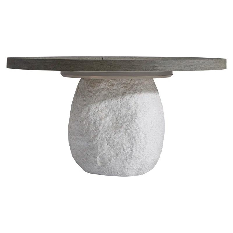 Bernhardt Savona Round Teak Outdoor Dining Table