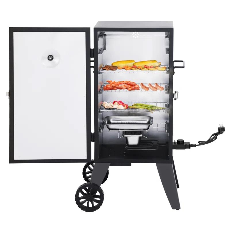 Royal Gourmet Royal Gourmet 28-Inch Analog Electric Smoker with 3 Cooking Grates, 1350W Output, Adjustable Temperature Control, Black