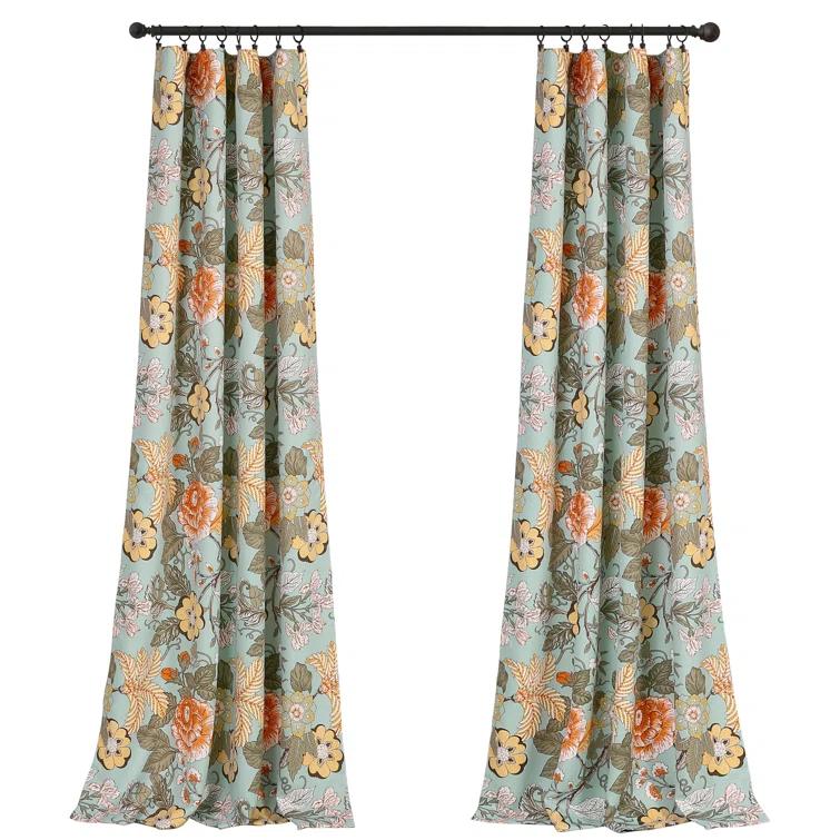 Lush Decor Polyester Room Darkening Curtain Pair (Set of 2)