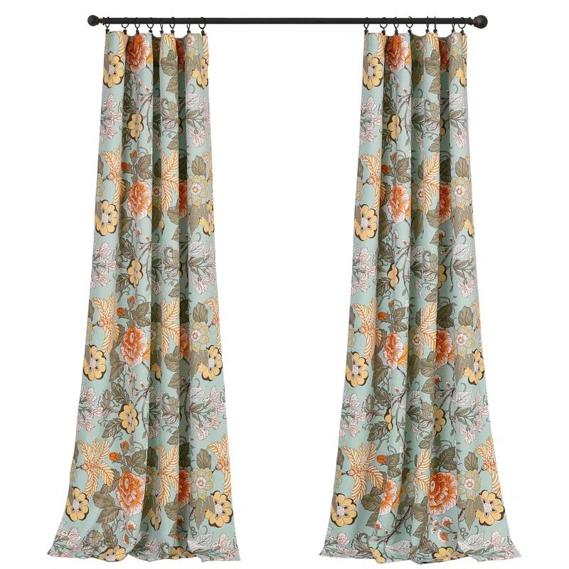 Lush Decor Polyester Room Darkening Curtain Pair (Set of 2)