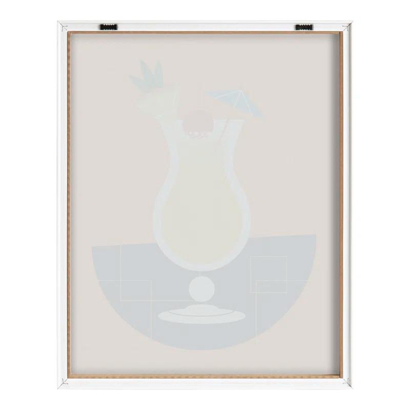 Kate and Laurel Blake " Bright Colorful Bar Drink " Painting Print