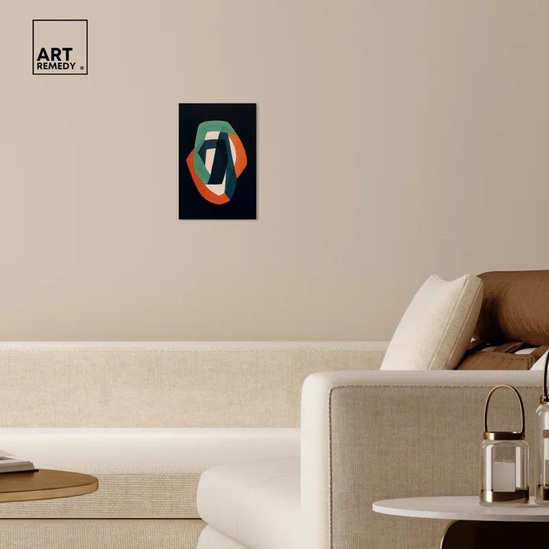 Art Remedy Distortion In Typefaces Abstract Shapes Trendy Wall Art by Art Remedy