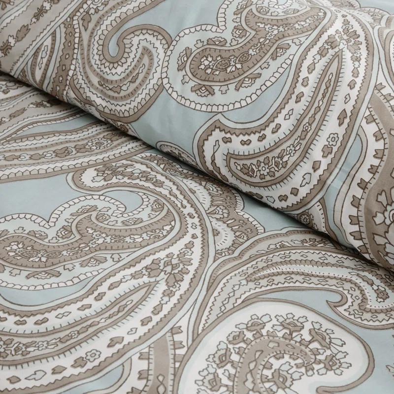 Madison Park Pure Ronan Cotton Paisley Comforter Set