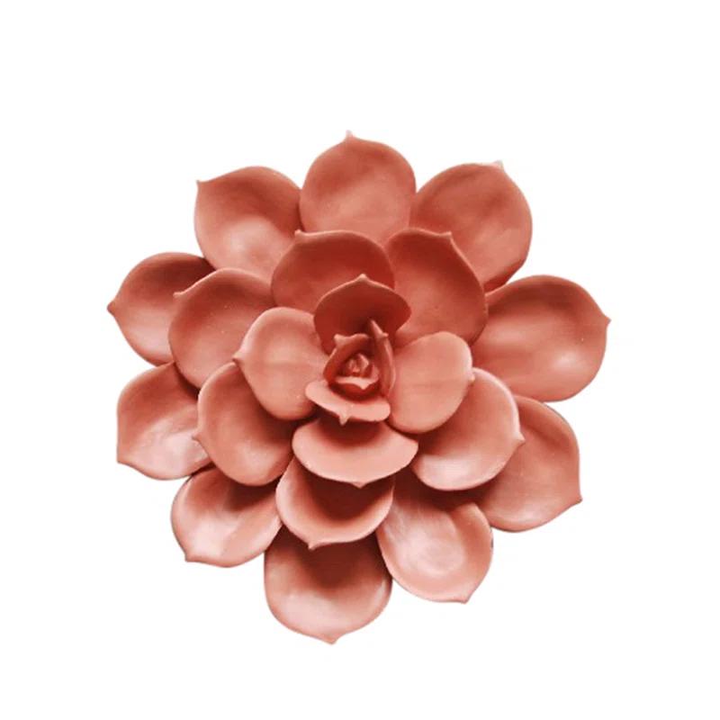 House of Hampton® Ec, Pink Wall Flower 8.25"H