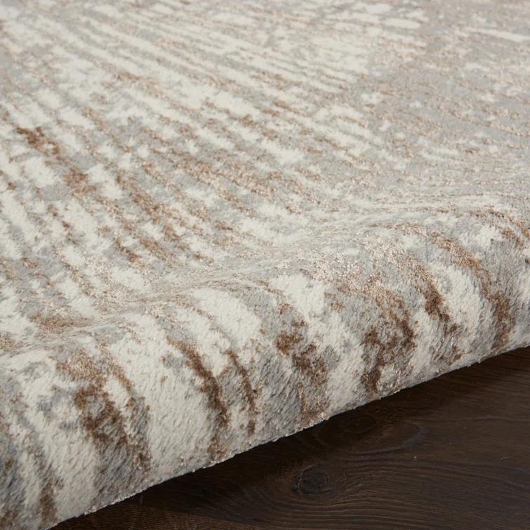 Wrought Studio™ Karlie Abstract Gray Area Rug