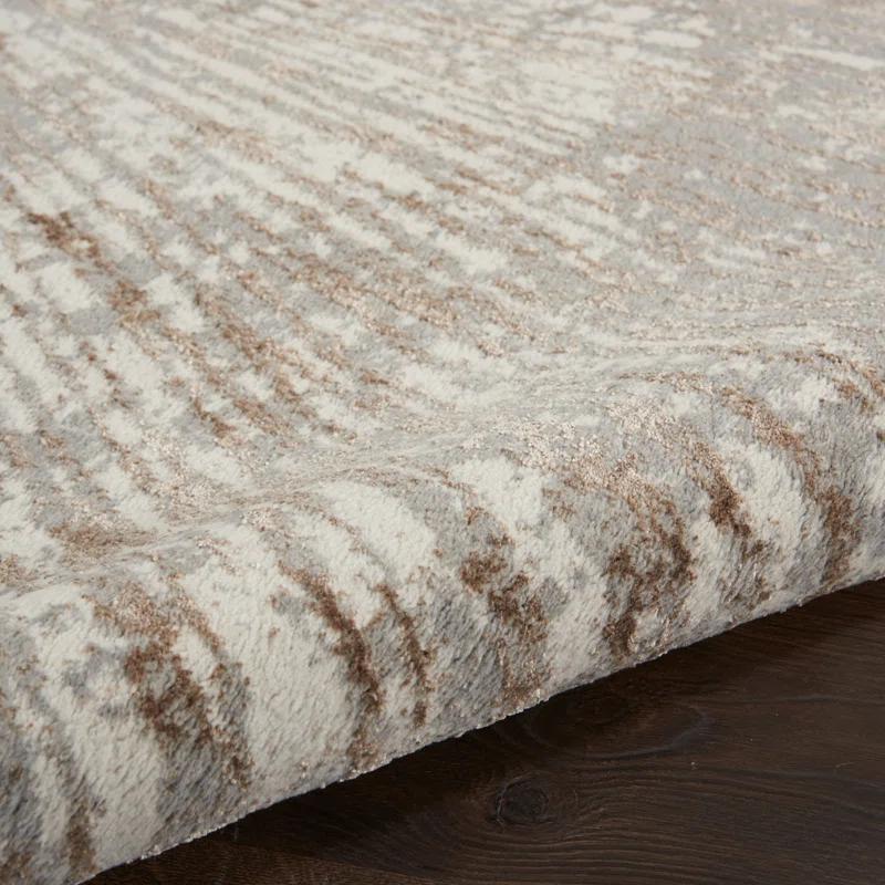 Wrought Studio™ Karlie Abstract Gray Area Rug