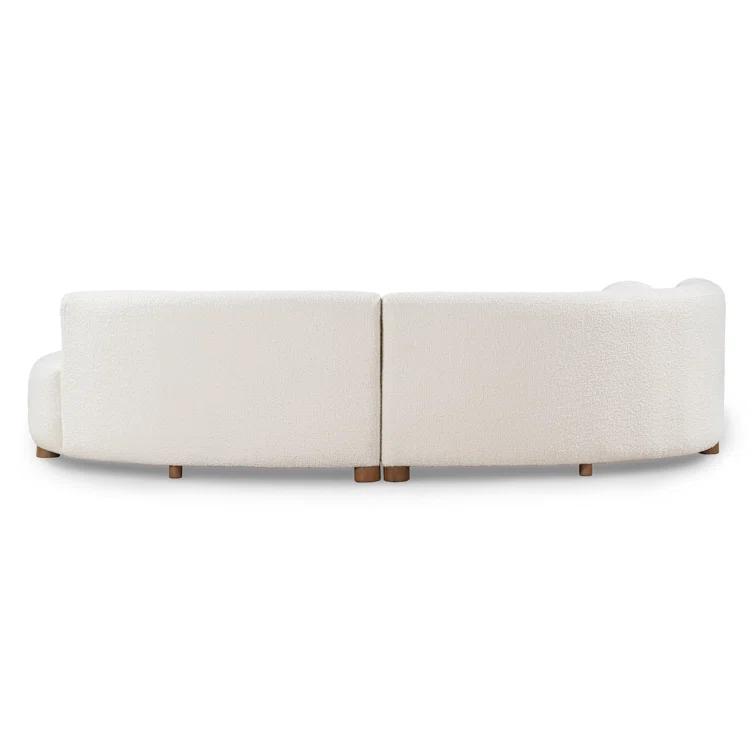 Octavia 2 - Piece Upholstered Curved Sectional