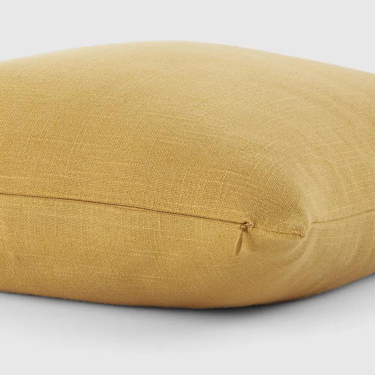 Becky Cameron Solid Cotton Throw Pillow