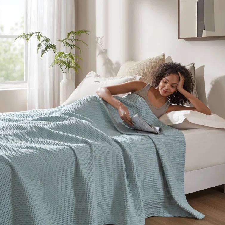Waffle Weave Cotton Blanket