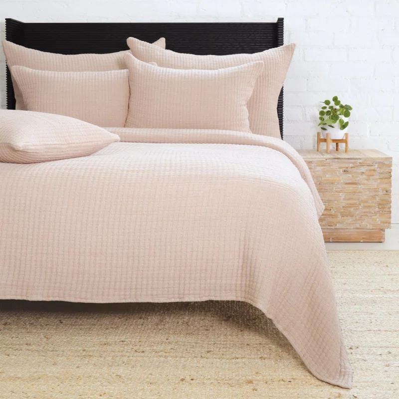 Vancouver Cotton Coverlet by Pom Pom at Home - Amber / King
