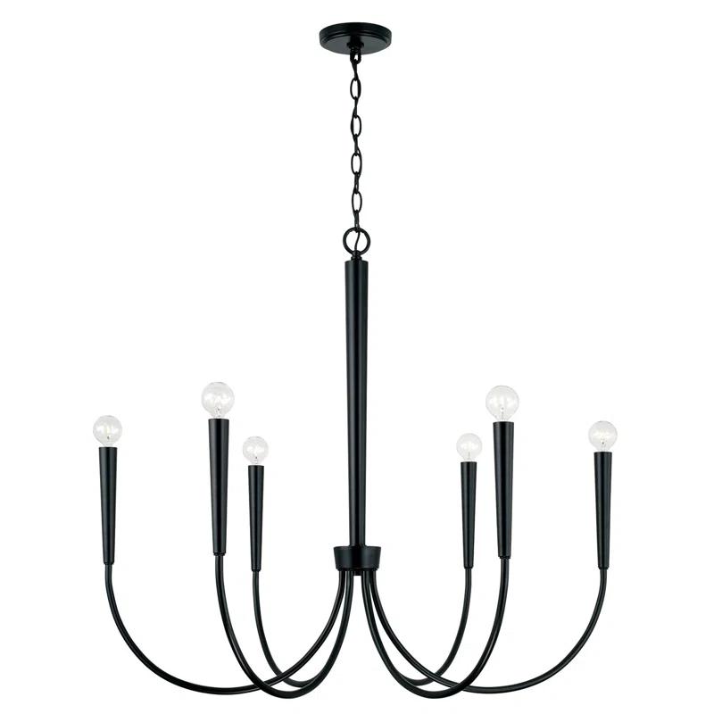 Capital Lighting 6 - Light Dimmable Classic / Traditional Chandelier