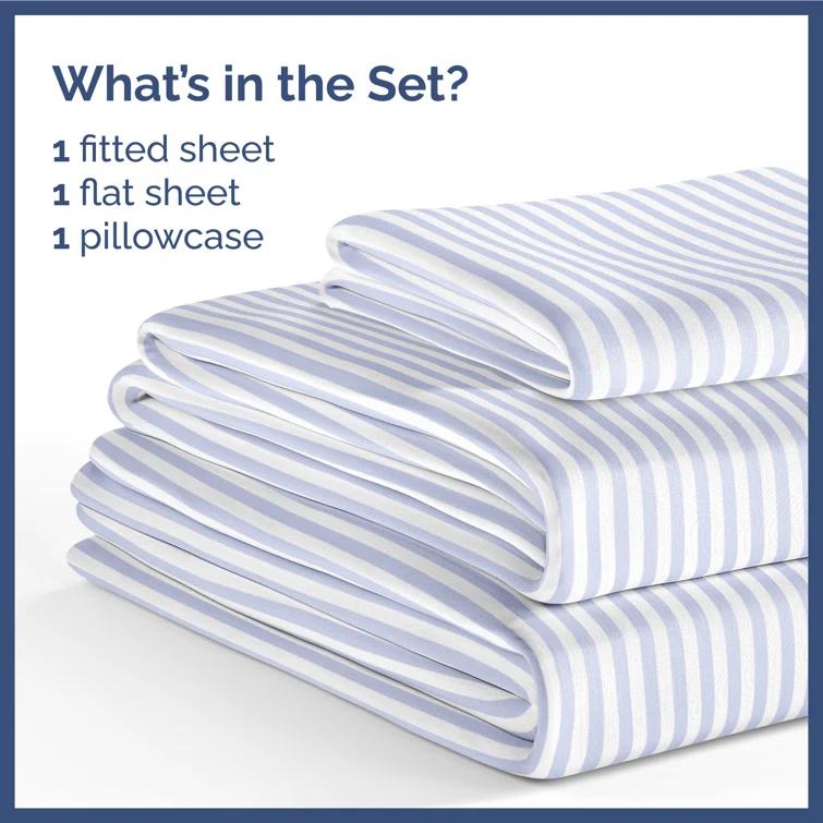 CGK Linens 4 Piece Kids Microfiber Sheet Set - Wrinkle Free - Cute, Cozy, Soft