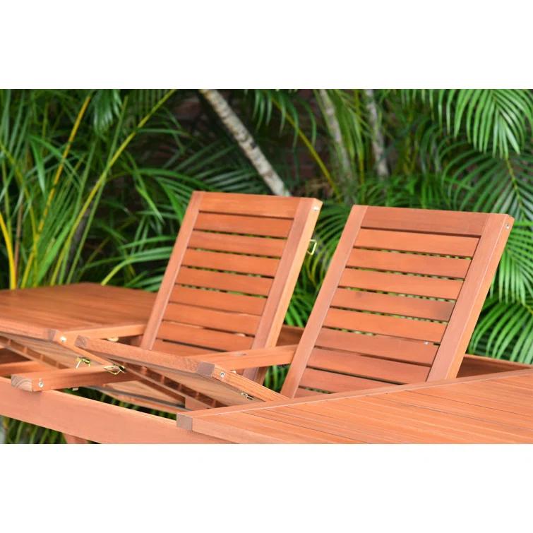 Anautica 79'' Rectangular 8 - Person Outdoor Dining Set